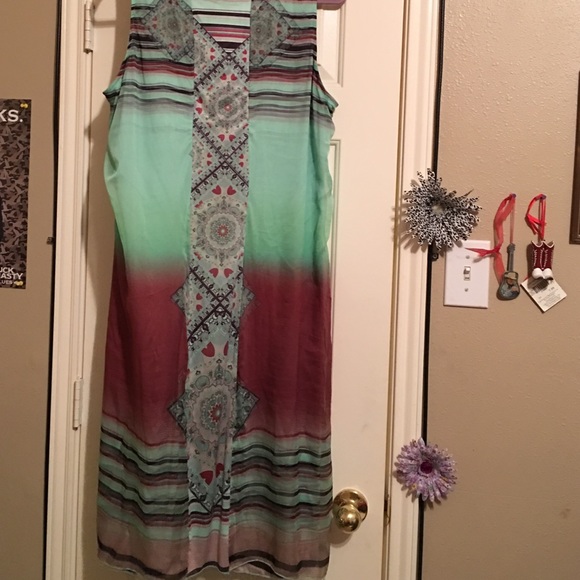 Patchwork high low dress - Picture 3 of 4
