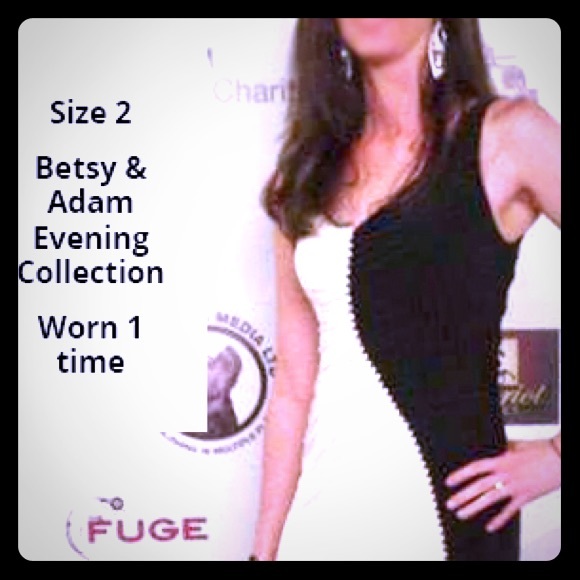 Betsy & Adam evening dress, size 2.