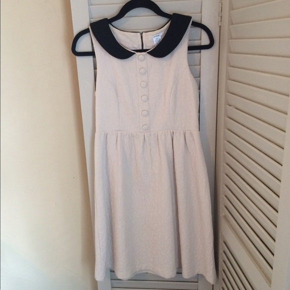 Classic Cream and Black Boutique Dress