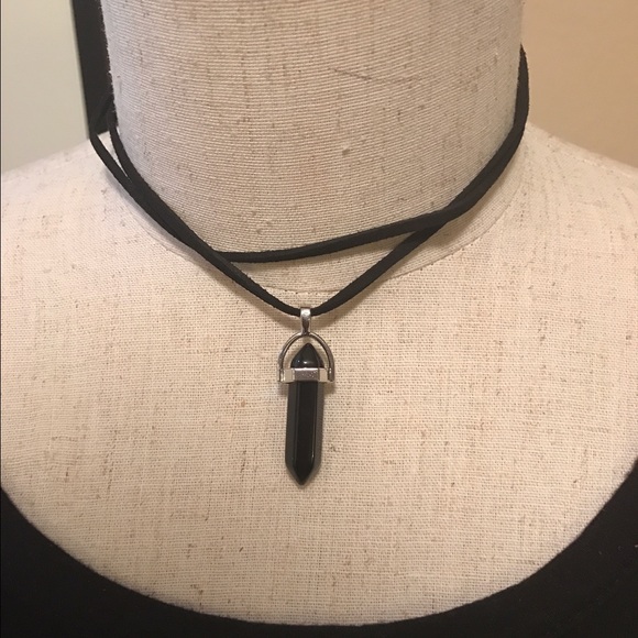 Flash sale Black crystal pendant choker 💕😍 - Picture 2 of 2