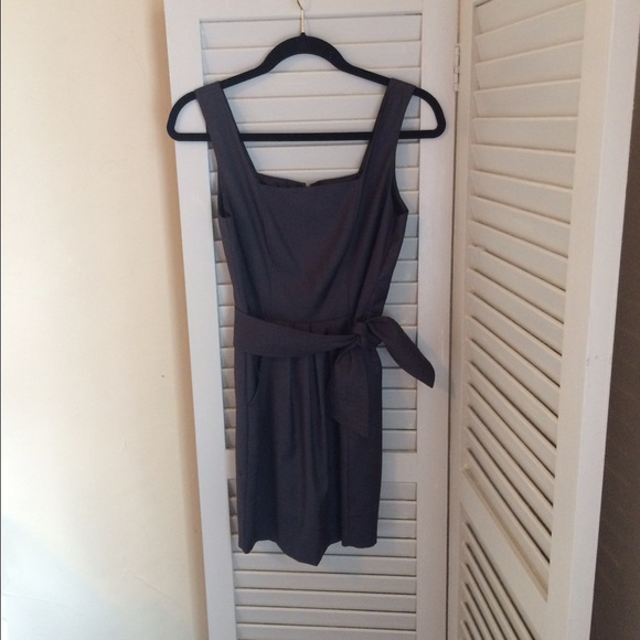 Gray Fitted Dress