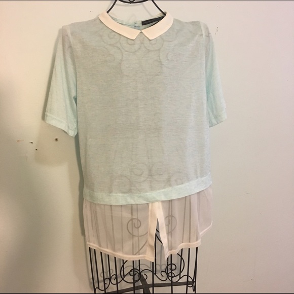 Light blue collared shirt