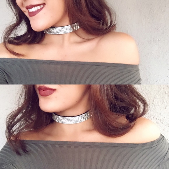 RHINESTONE CHOKER - Picture 3 of 4