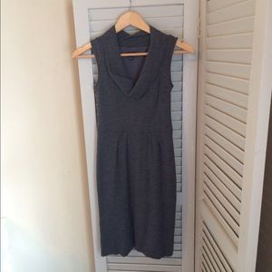 Form-fitting Gray Ann Taylor Dress
