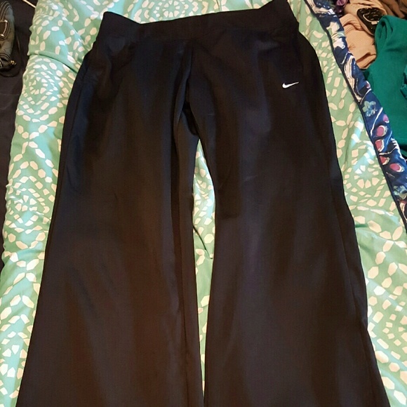 Nike black dri fit sweats