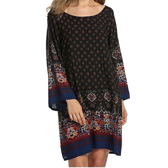 SALE‼️ Bohemian Vintage Print Tunic - Picture 2 of 5