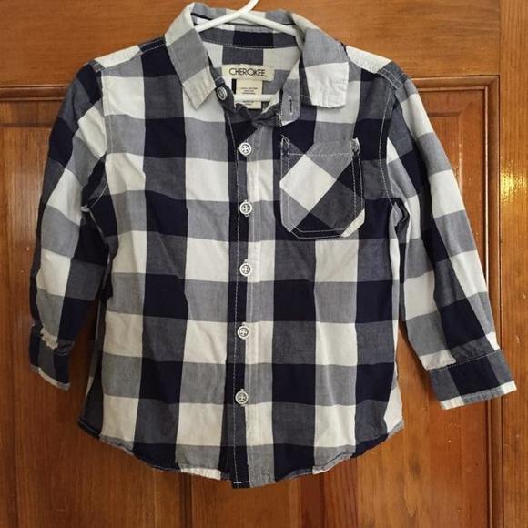 Plaid Cherokee Button Down/ Oxford Shirt 24 months