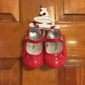 Koala Baby Infant Shoes Red Patent