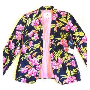 Juicy Couture Tropical Floral Blazer (Size 4)