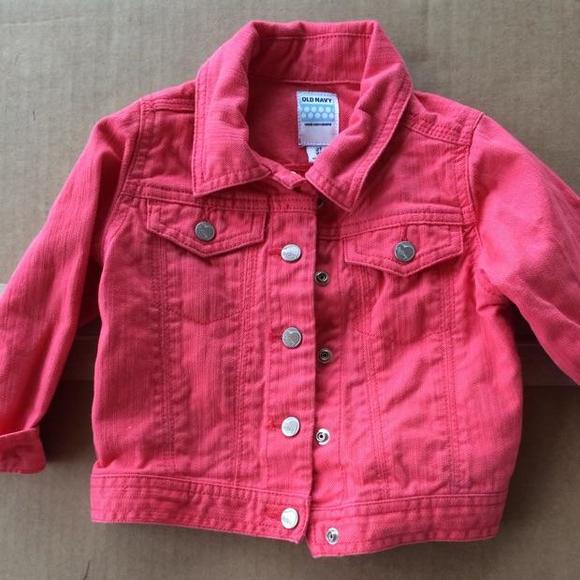 Old Navy Coral Denim jacket