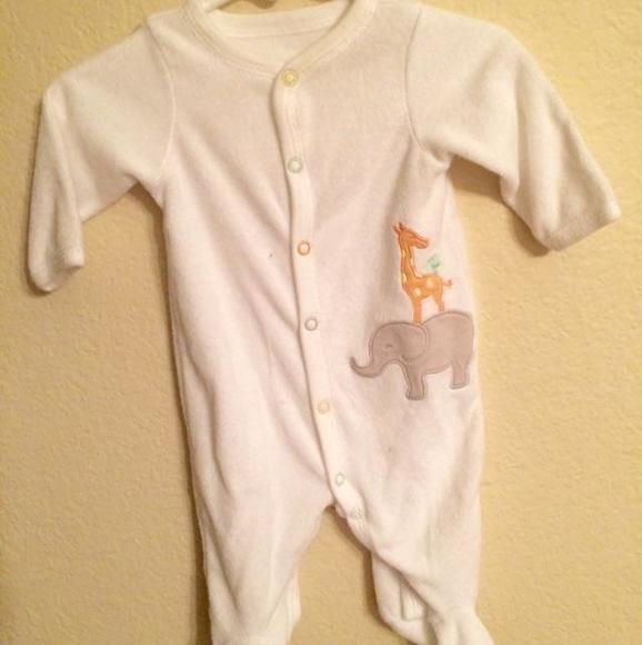 Carter's white onesie