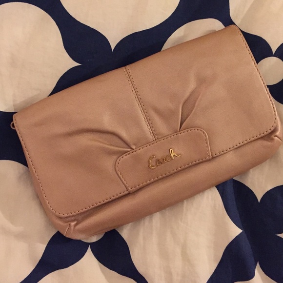 Pearly Pink Clutch/Wristlet