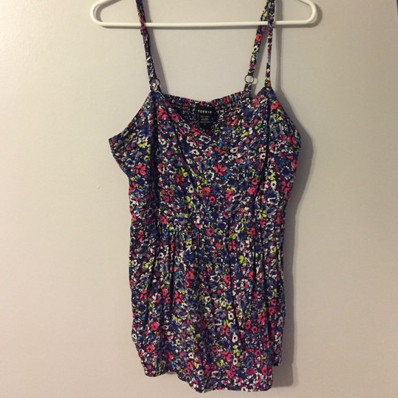 Floral tank top