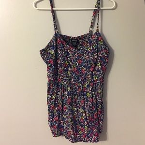 Floral tank top