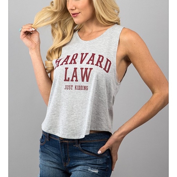 πHP π Harvard Law flirt tank top shirt college - Picture 3 of 5