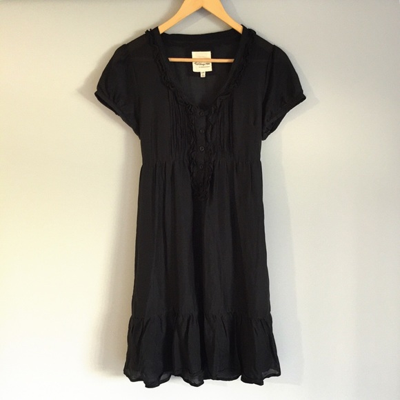 Forever 21 Dresses & Skirts - ⚡️Clearance⚡️H 1981 | Black Tie Waist Ruffle Dress