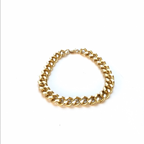 Cuban Link Gold Chain Bracelet