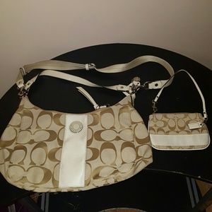 🍫Sold🍫Coach purse and small wristlet