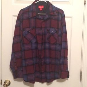 Long-sleeves flannel top
