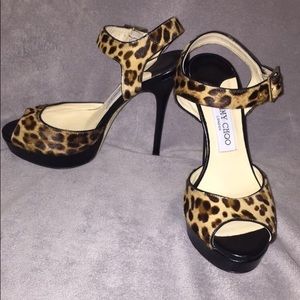 Jimmy Choo Leopard Print Heels