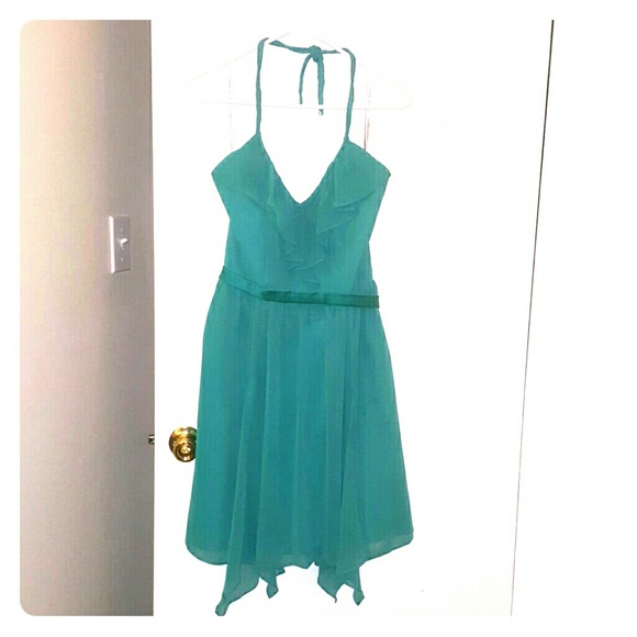 Teal cocktail dress, fun & flirty!