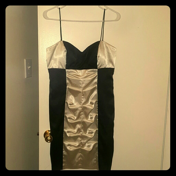 I called this my tuxedo dress!