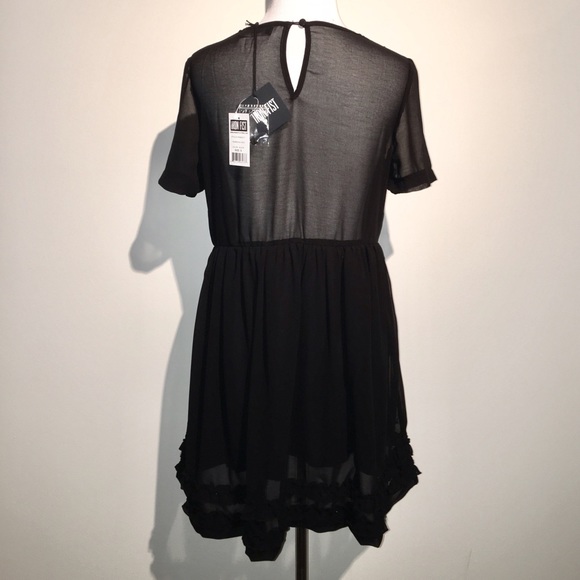 IRON FIST Wishbone Halo Dress Black - Picture 2 of 4