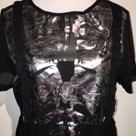 IRON FIST Wishbone Halo Dress Black - Picture 3 of 4