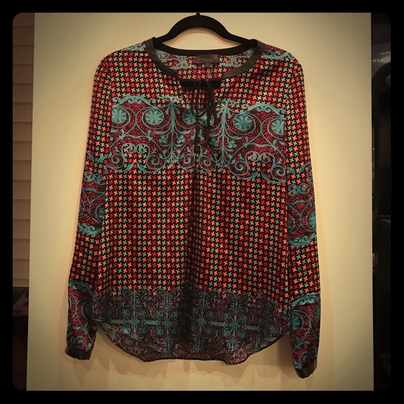 Hale Bob Silk Long Sleeves Tunic