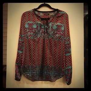 Hale Bob Silk Long Sleeves Tunic