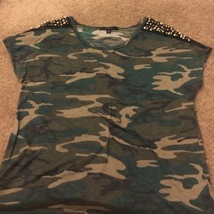 studded camo shirt
