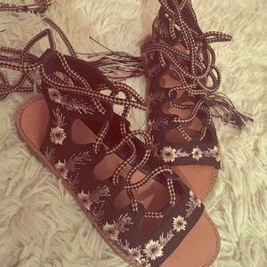 Boho forever21 sandals