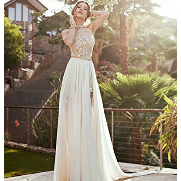 Wedding Gowns Homecoming Bride White Prom Dress