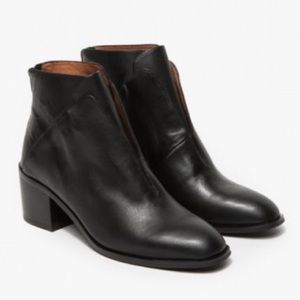 Jeffrey Campbell Leather Boot in Black