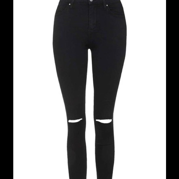 TopShop moto Leigh ripped jeans