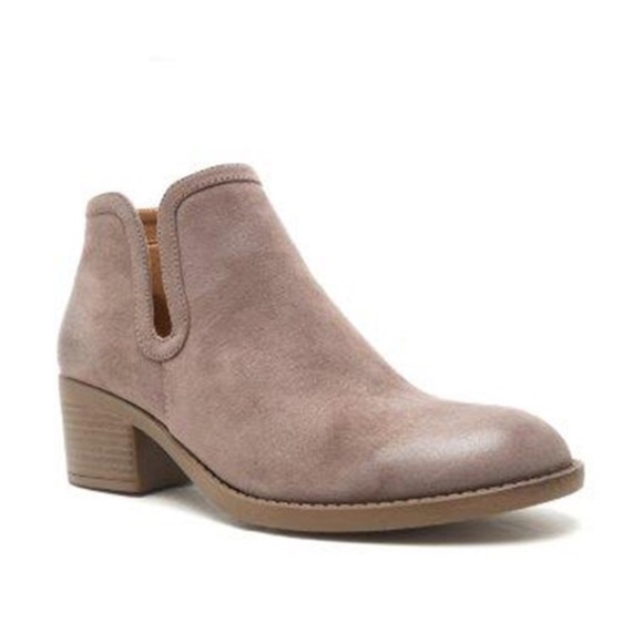 ✨ Vegan Suede Booties, Ankle Boots - Picture 2 of 4