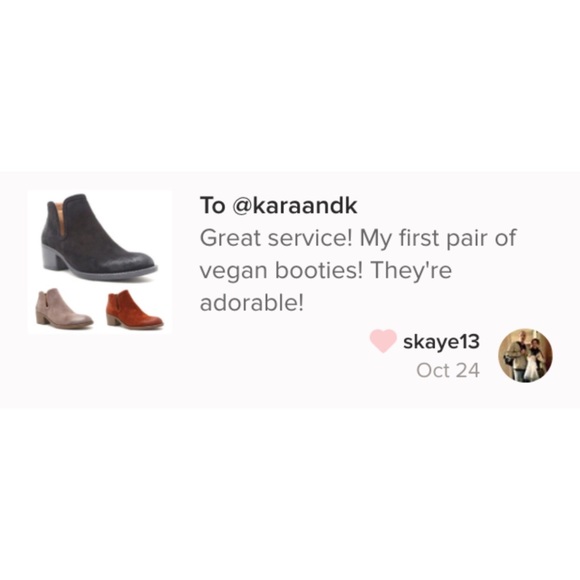 ✨ Vegan Suede Booties, Ankle Boots - Picture 4 of 4