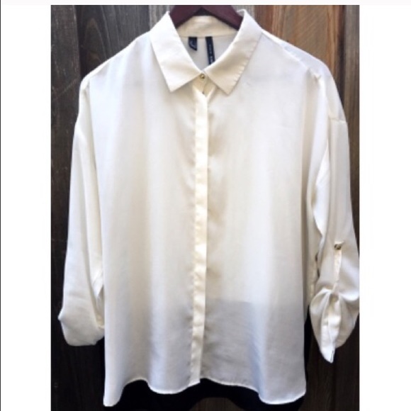 White and Black dress shirt
