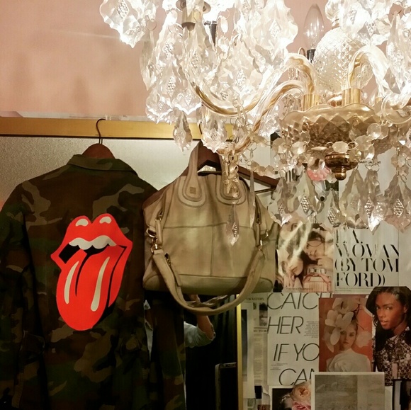 Military jacket Rolling stones Patch fm Italy - Picture 1 of 2
