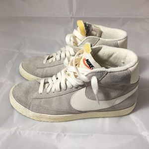 Nike high tops from J.Crew grey suede size 8.5