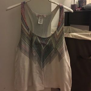 Tribal print tank
