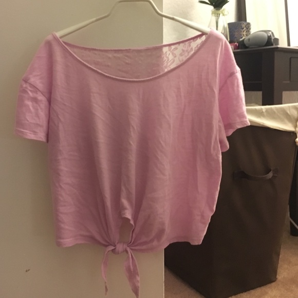 Lace crop top