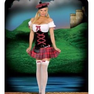 Sassy Lassie Women’s Halloween Costume Size SMALL