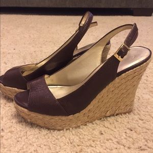 Brown Jessica Simpson Slingback Espadrilles