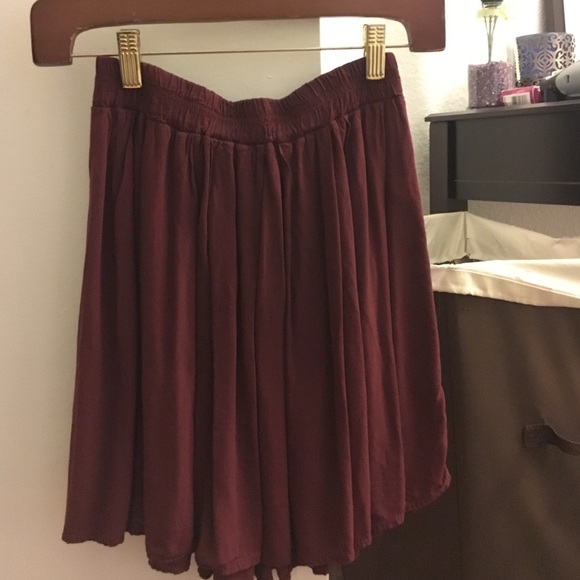 High waisted skirt