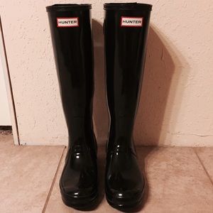 Hunter Boots Adjustable Back