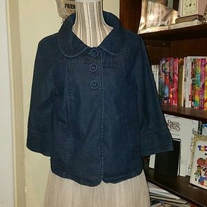 Soft jean jacket sz L