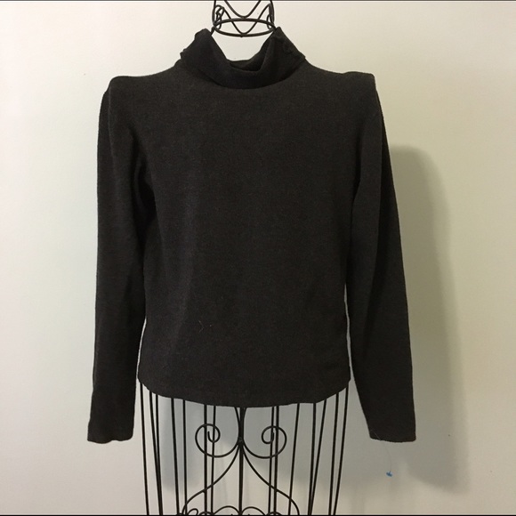 Dark grey high neck sweater