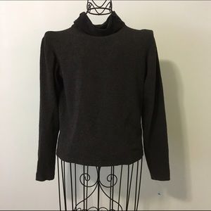 Dark grey high neck sweater