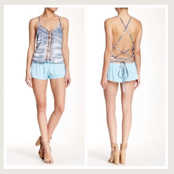 Indah Dresses & Skirts - ✔️SOLD NWT BLUE Tiare Hawaii Romper XS S Indah